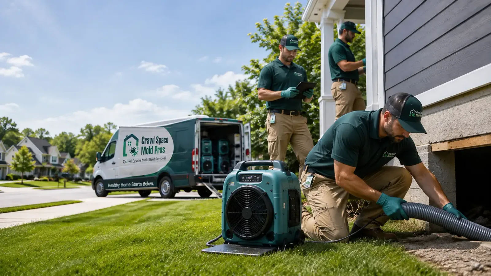 Crawl Space Mold Removal in Amasa, MI